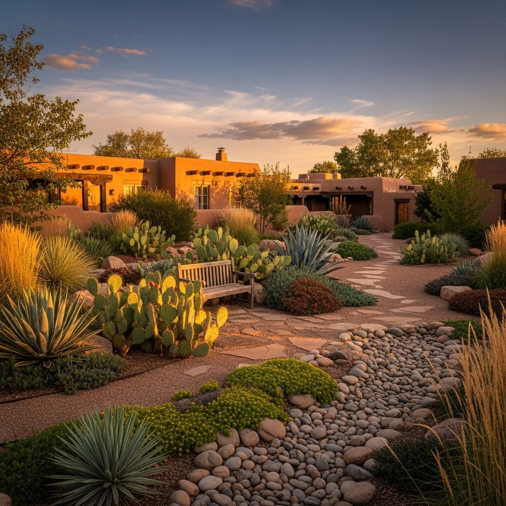 Sustainable landscaping and water conservation for Santa Fe gardens