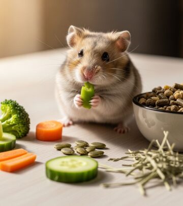 A balanced feeding routine brings enrichment and energy to your hamster’s daily life.