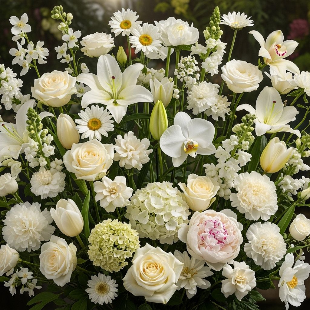 Discover 49 of the most beautiful white flowers for gardens, each with cultivation tips, botanical details, and breathtaking inspiration.