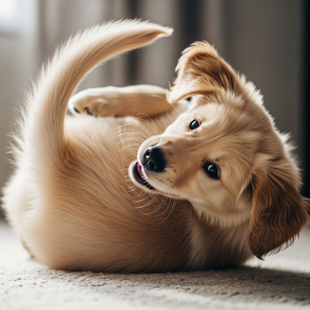 Spinning antics may reveal playful curiosity or unseen health concerns in active pups.