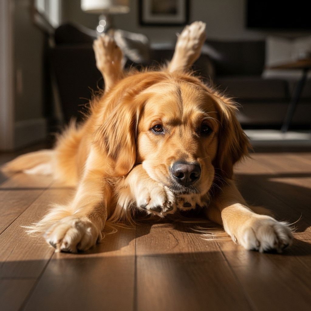 Learn what your pet’s full-body stretch reveals about their comfort and well-being.