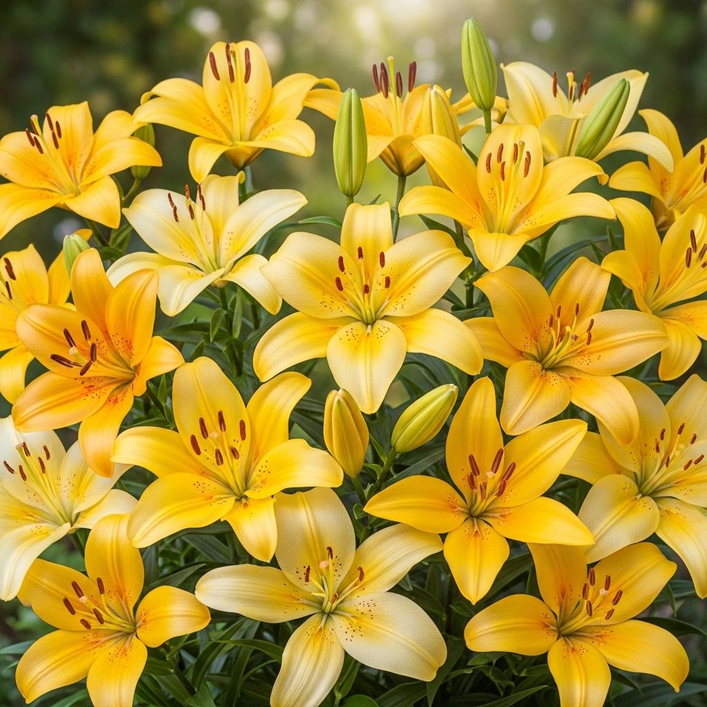 Discover the most beautiful yellow lily cultivars to bring cheerful, sunny blooms to your landscape