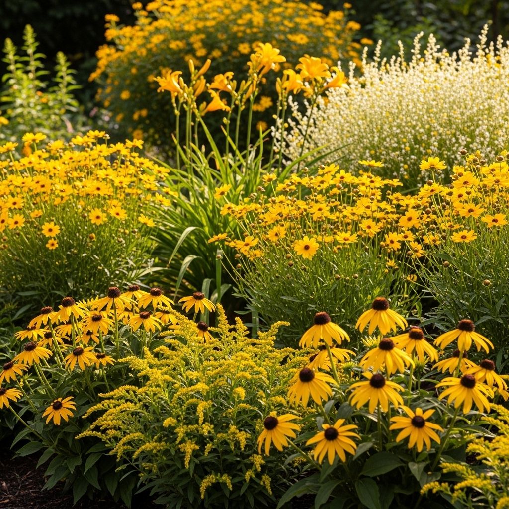 Sun-loving flowers that draw pollinators and keep beds glowing through every season.