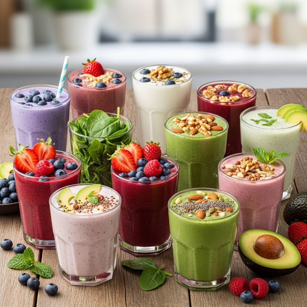 Sip smarter with these nutrient-rich, low-sugar smoothie recipes that deliver flavor and health benefits without loading up on sweeteners.