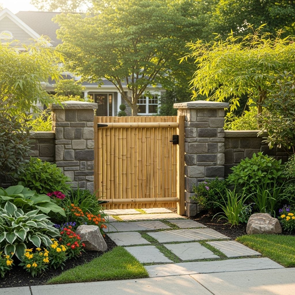 Elevate your entryway with sustainable bamboo craftsmanship for any design style.
