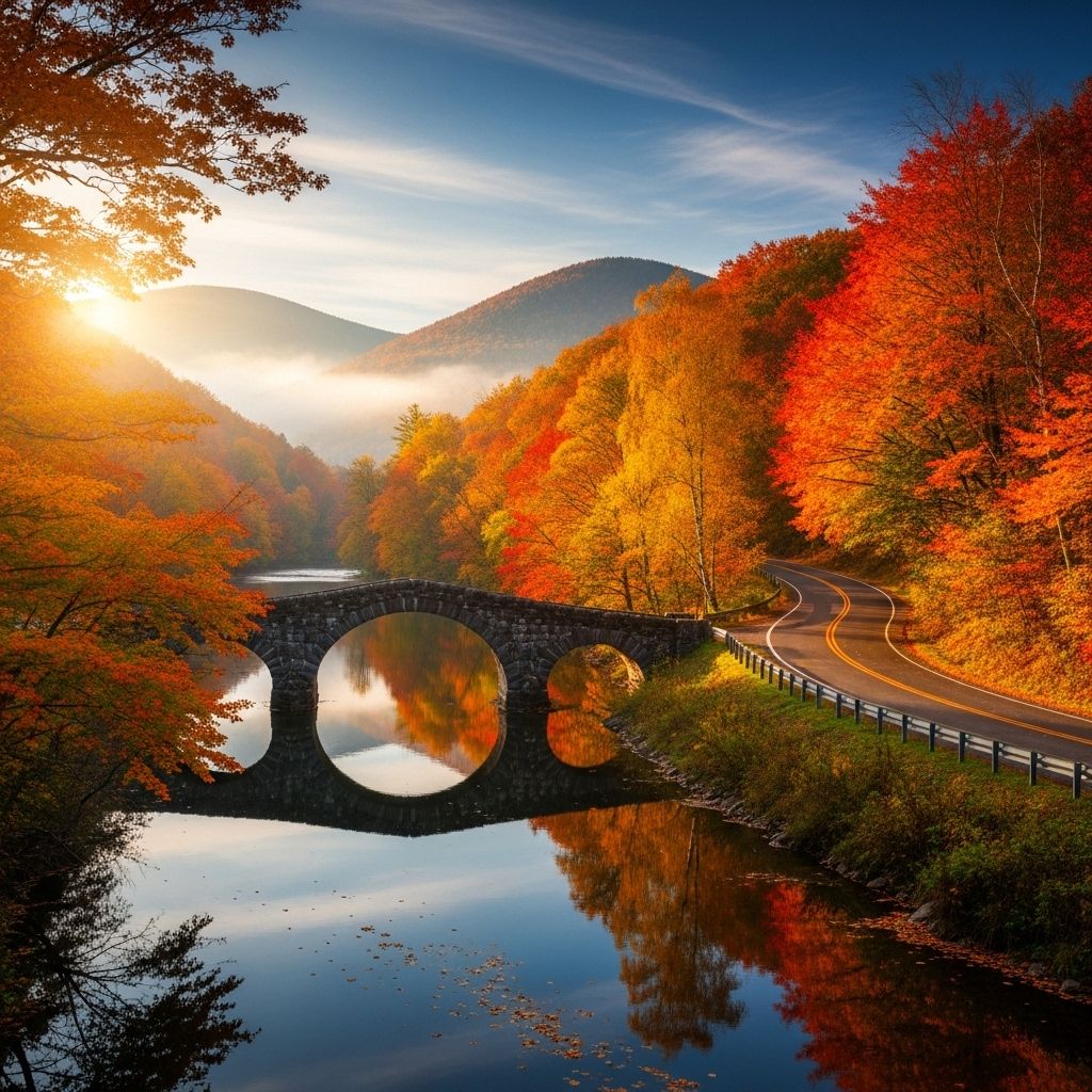 Embark on a 2024 autumn adventure to America’s best leaf-peeping spots—where vibrant foliage, scenic drives, and charming small towns await.