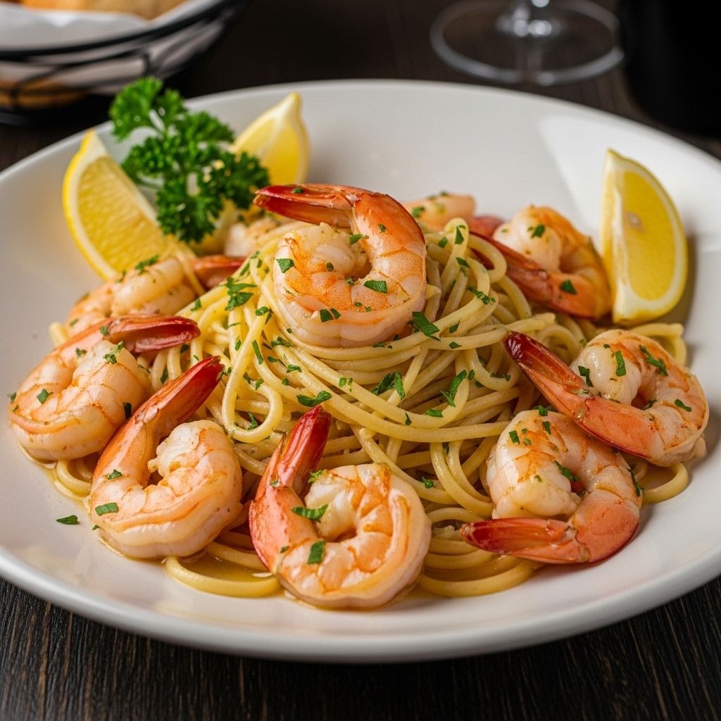 Simple pantry staples fuse into a zesty garlic-butter sauce that elevates any pasta.
