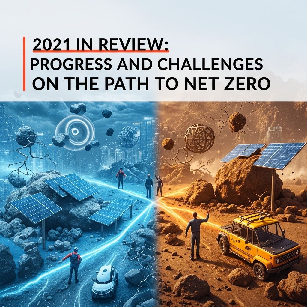 2021 in Review: Progress and Challenges on the Path to Net Zero A comprehensive look at 2021's milestones, policies, controversies, and innovations in the global journey toward net zero emissions.
