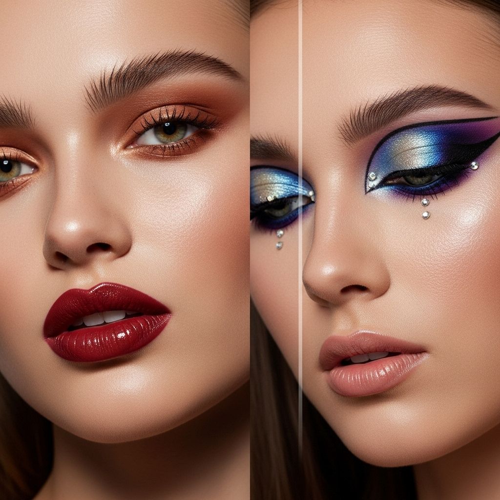 Explore the bold, nostalgic, and futuristic makeup trends that will define beauty in 2024—from ombré lips to matte skin.