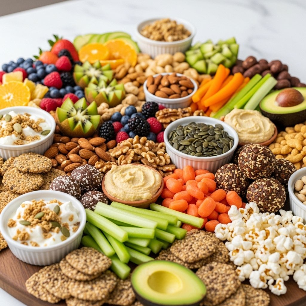 A selection of crave-worthy snacks that prove healthy choices can still be delicious.
