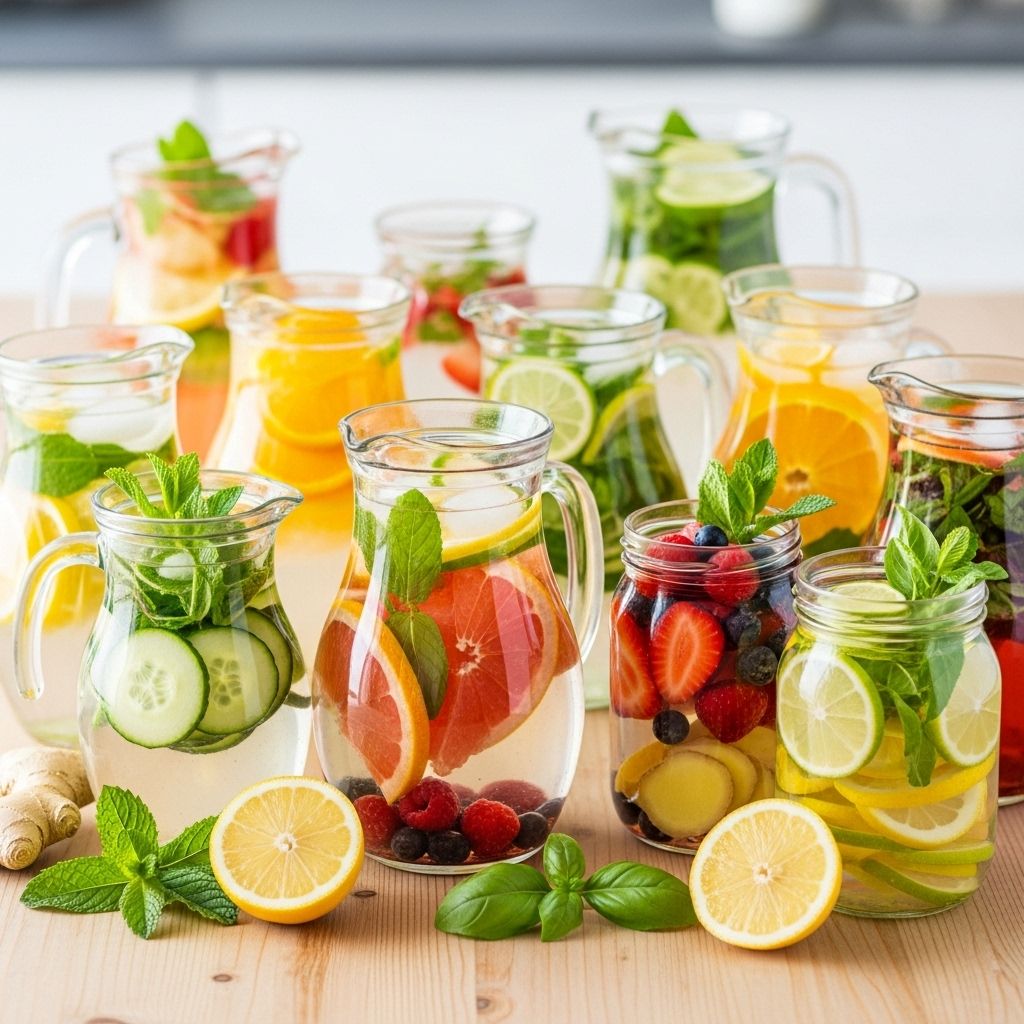 Transform your hydration routine with 25 creative, refreshing Sassy Water recipes that naturally promote a flatter belly and vibrant health.
