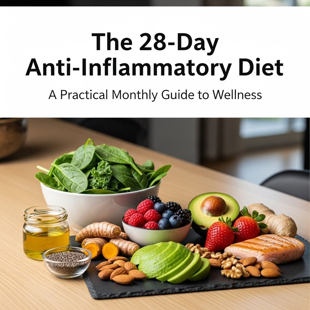 Reboot your health in just four weeks with the science-backed 28-day anti-inflammatory meal plan, shopping tips, and essential anti-inflammatory habits.