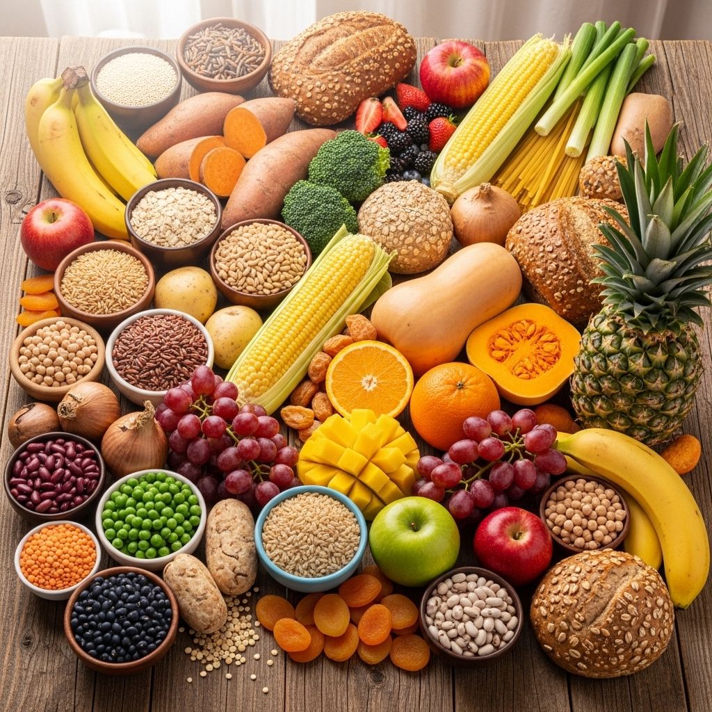 Unlock the power of good carbs with this comprehensive guide to 28 healthy high-carb foods, their benefits, and tips for smart carbohydrate choices.