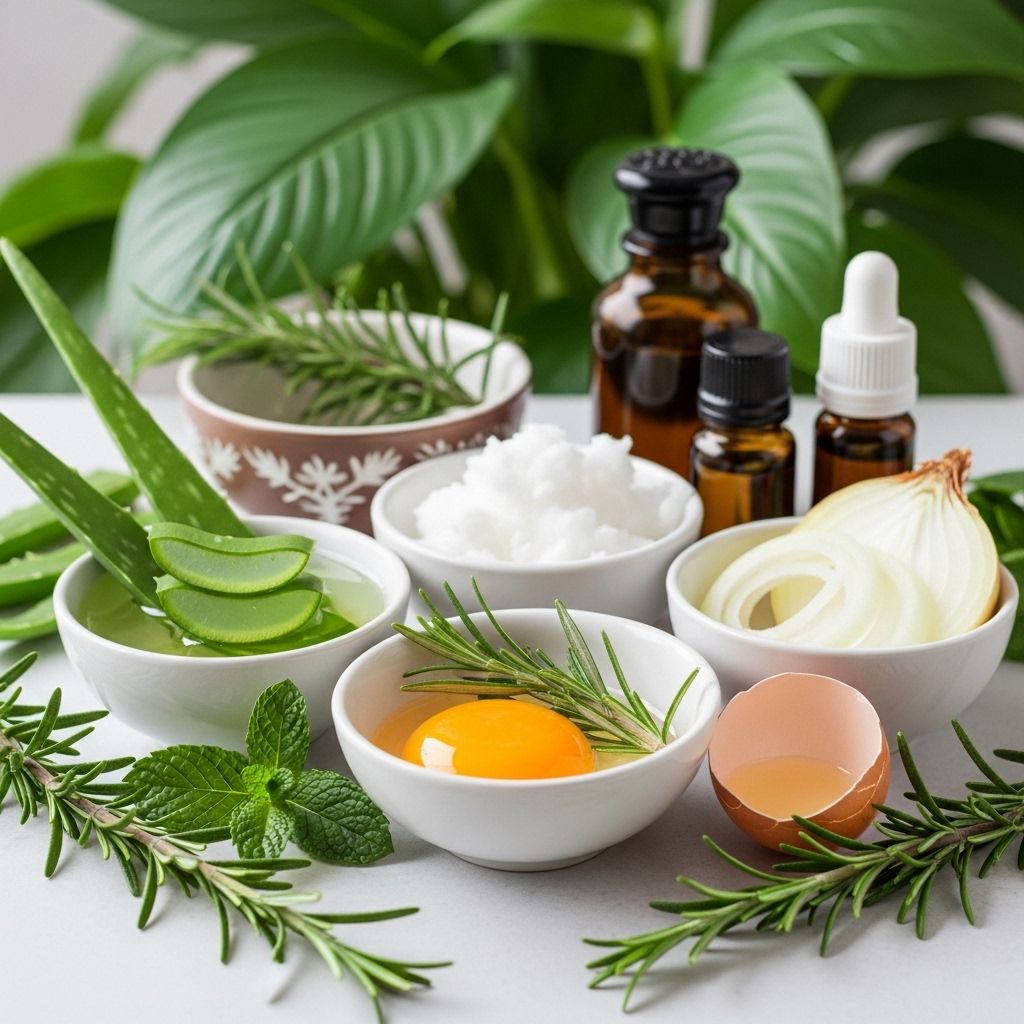 28 Proven Home Remedies for Hair Growth and Health Unlock the power of kitchen staples to rejuvenate your scalp and nourish every strand.