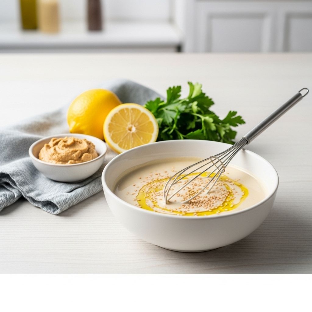 Creamy simplicity crafted from pantry staples to uplift everyday plant-based dishes.
