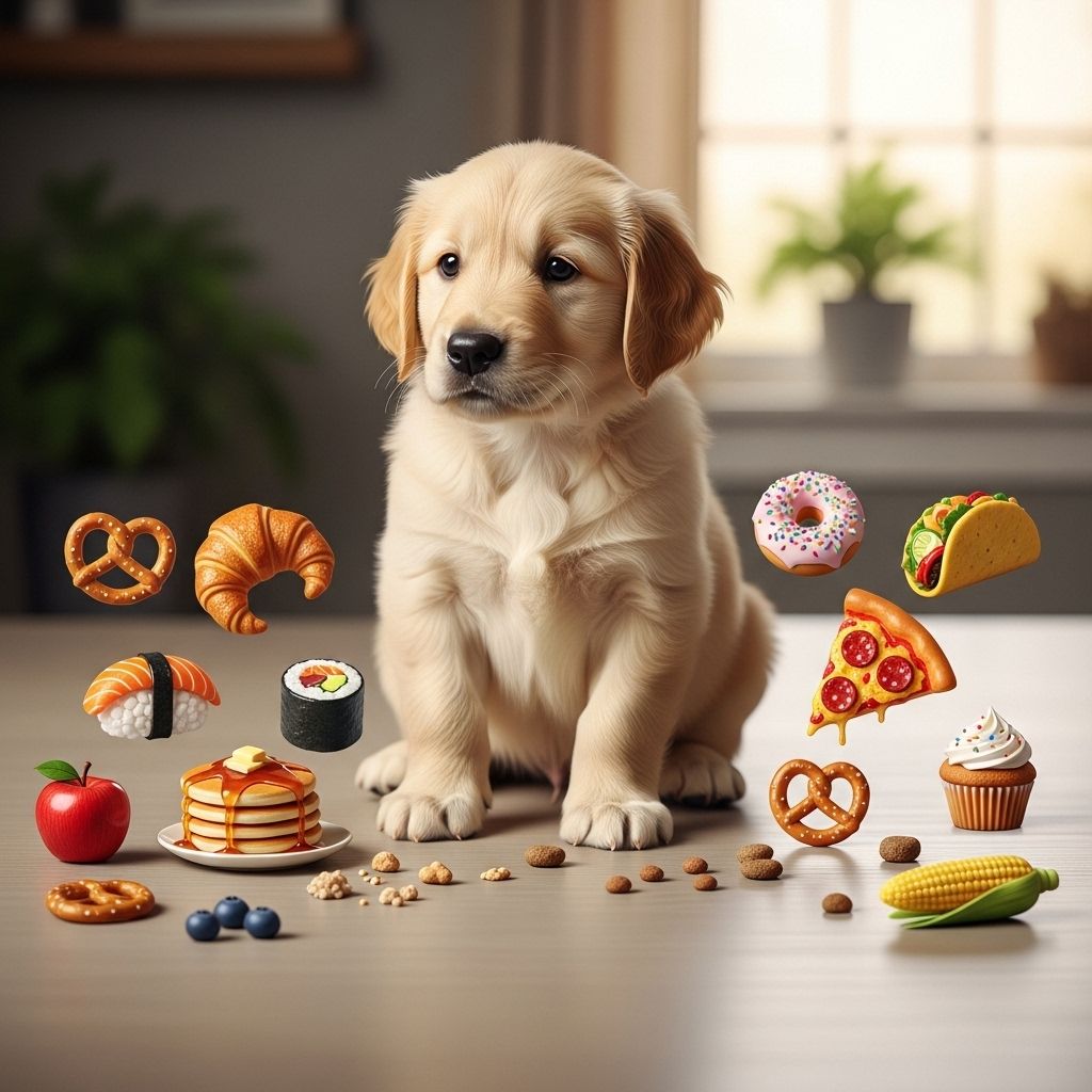 Delight your dog with a taste-inspired name that captures their personality.