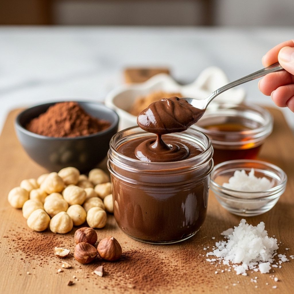 Transform pantry staples into a creamy, guilt-free chocolate spread in minutes.
