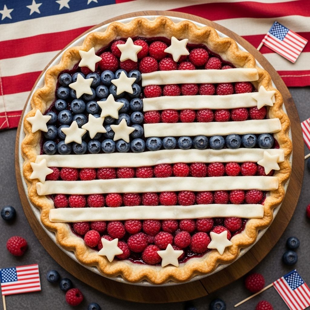 How to Make the Perfect 4th of July Flag Pie Golden, buttery crust and juicy fruit come together for a show-stopping holiday treat.