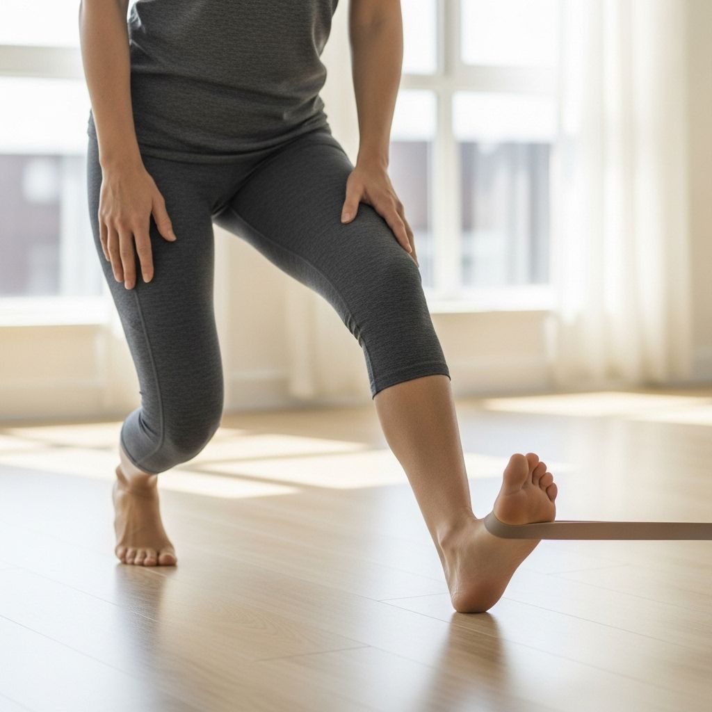 Strengthening leg muscles improves joint stability for more comfortable daily movement.