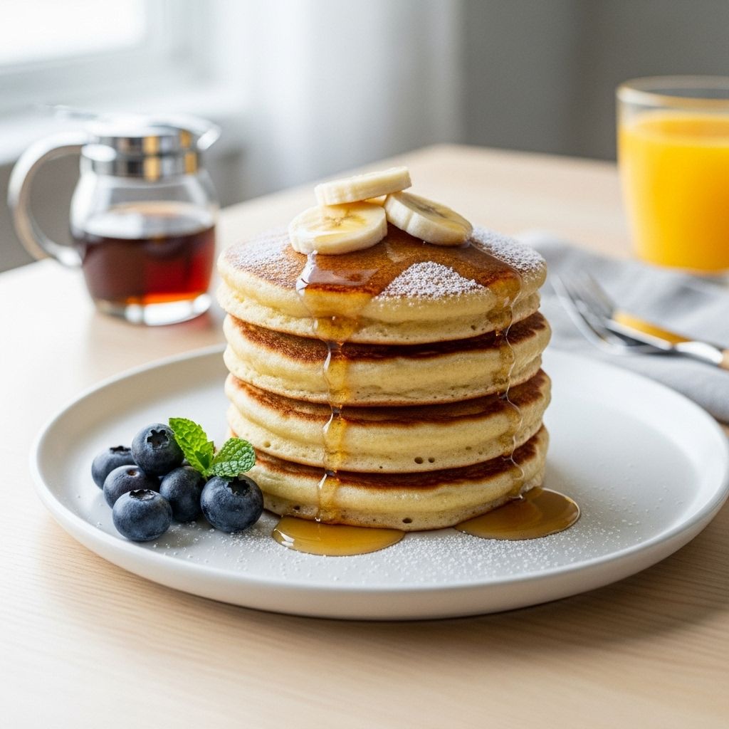 Fluffy, nutrient-packed stacks that make healthy mornings feel like a treat.