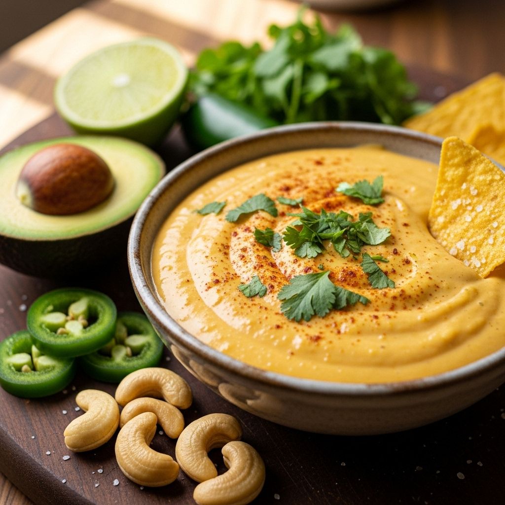 Turn basic ingredients into a velvety, dairy-free cheese sauce that elevates any dish.