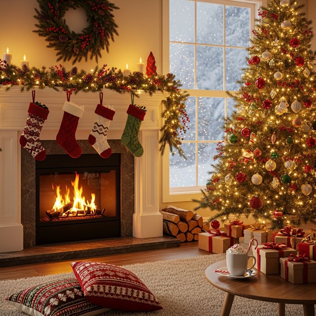 Turn your space into a guest-friendly retreat brimming with comfort and festive charm.