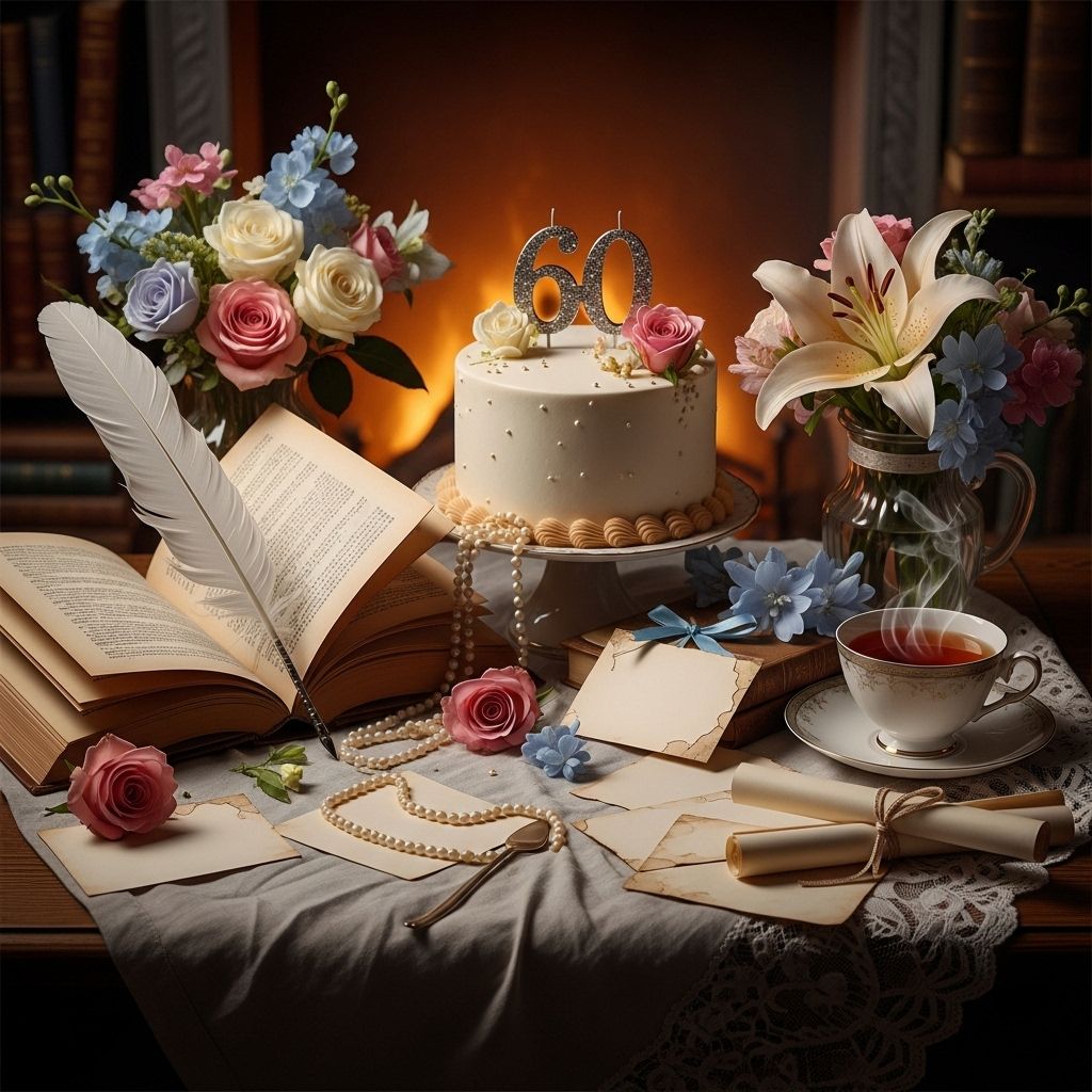 45+ Heartwarming 60th Birthday Poems To Celebrate Life’s Milestone Thoughtful lines blend humor and sentiment to honor a loved one's life journey.