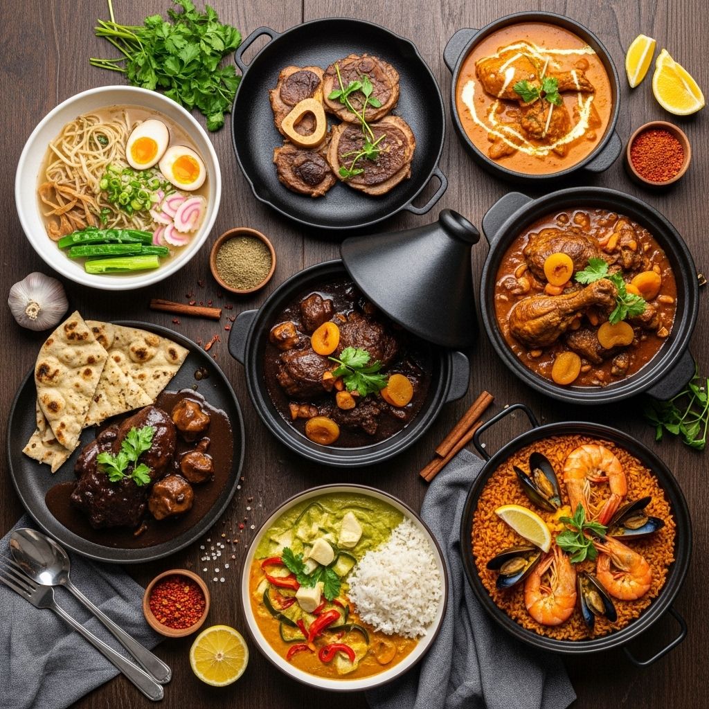 Warming up winter nights with seven cozy world cuisines that nourish, comfort, and inspire culinary adventure at home.