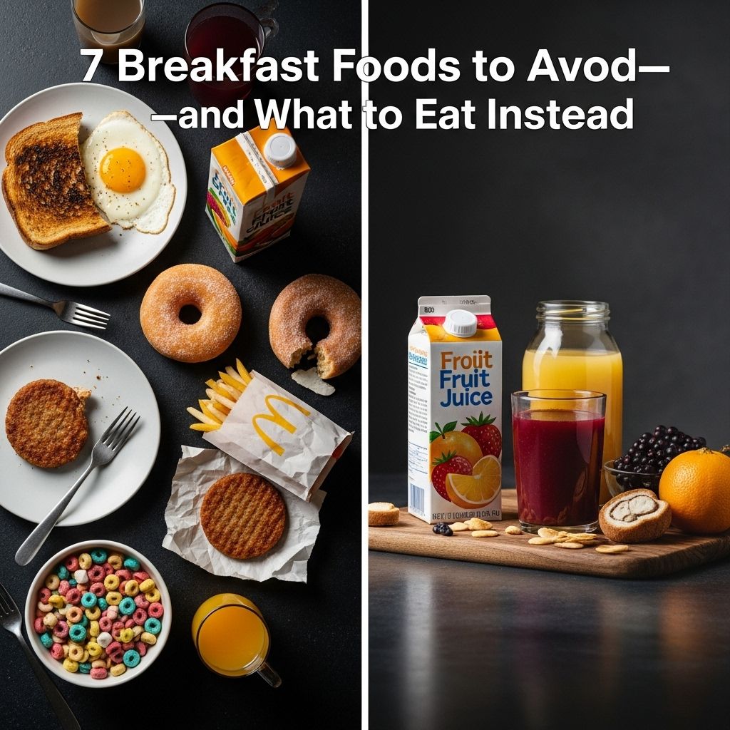 Rethink your morning meal: Cut out these surprising breakfast offenders and start your day the healthy way.