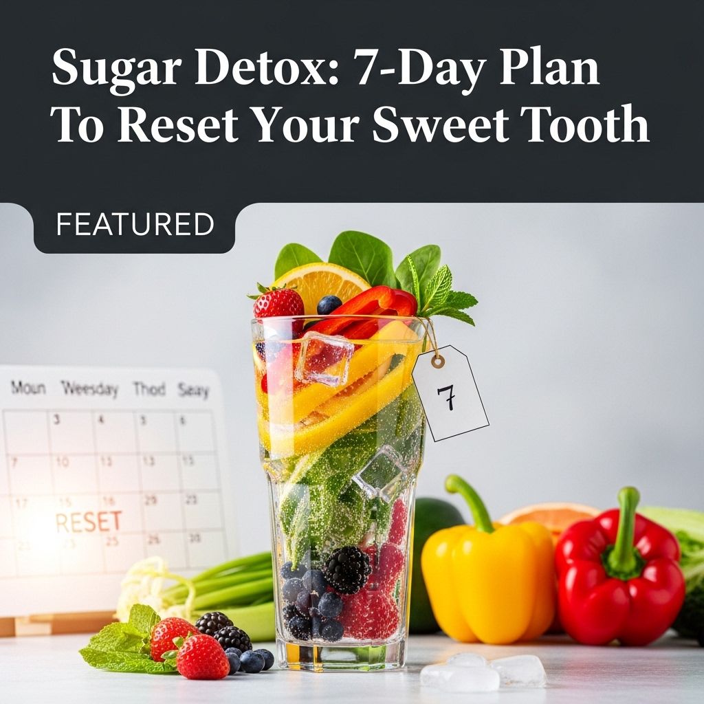 How to Do a Real Sugar Detox: A 7-Day Plan to Reset Your Sweet Tooth Simple swaps and mindful routines help curb cravings and boost your daily energy levels.
