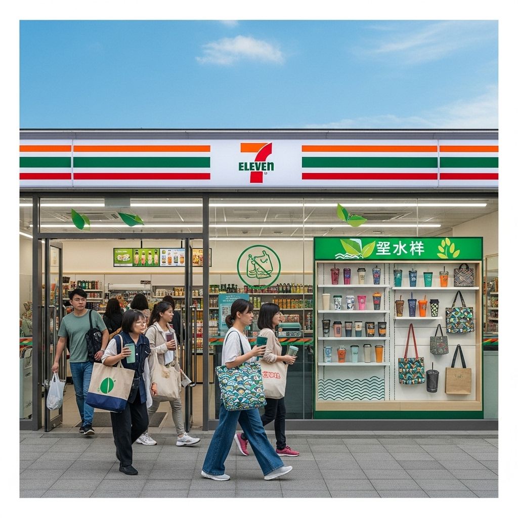 7-Eleven Taiwan’s Bold Path Away from Single-Use Plastics Taiwan’s largest convenience chain is pioneering plastic waste reduction with innovative initiatives and ambitious targets.