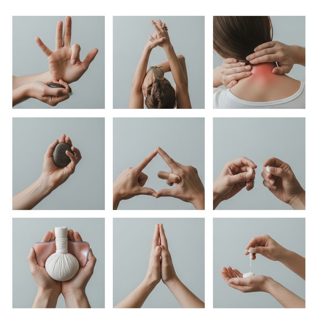 Simple palm-based methods reveal wellness cues and offer relief on the go.