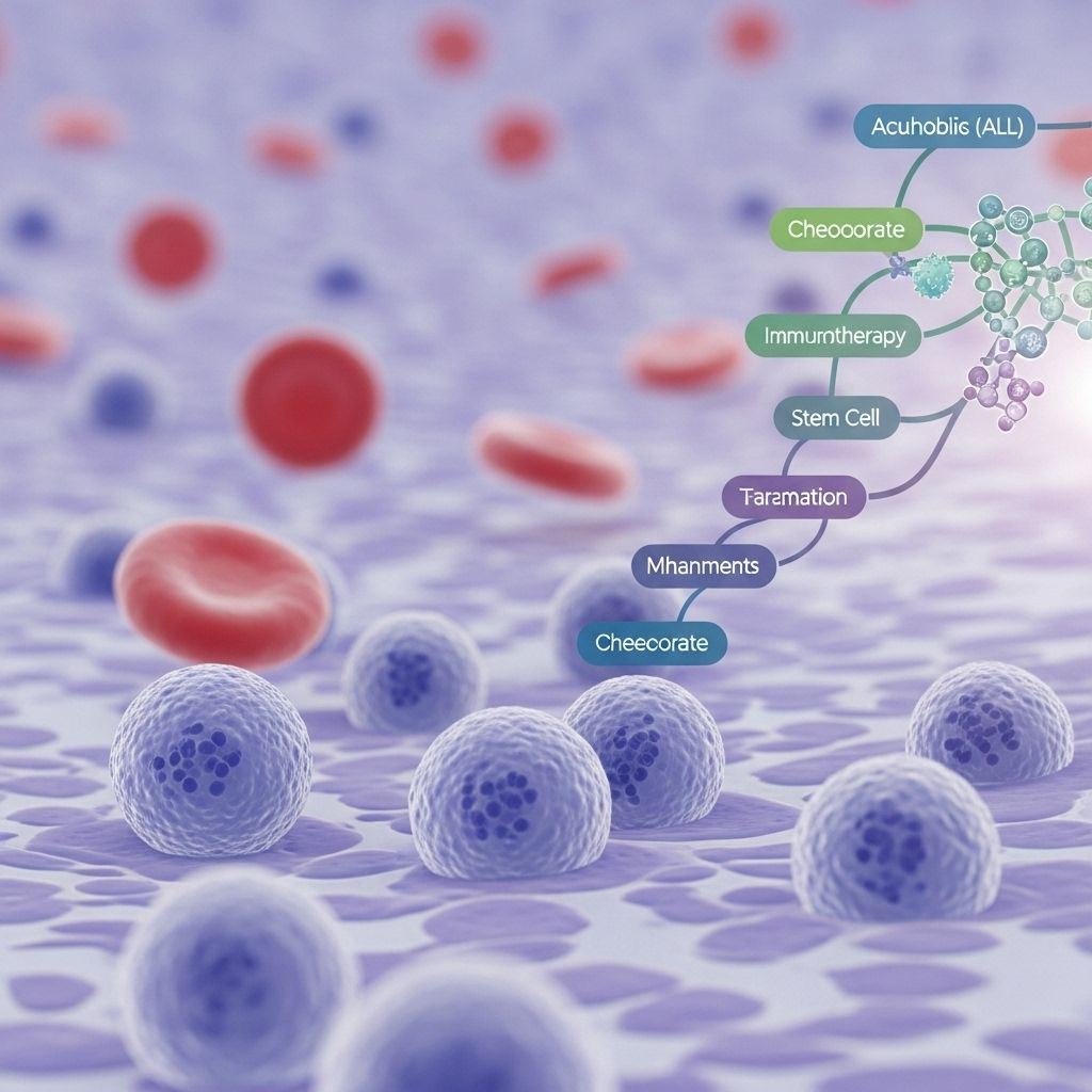Acute Lymphoblastic Leukemia (ALL) Treatment Options and Management Explore comprehensive treatment strategies, therapies, and supportive care for acute lymphoblastic leukemia (ALL) in adults.