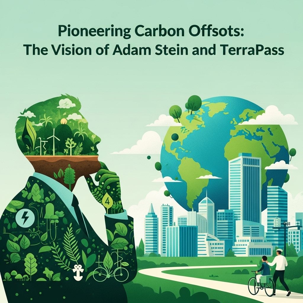Pioneering Carbon Offsets: The Vision of Adam Stein and TerraPass Exploring Adam Stein’s journey, the origins of TerraPass, and the development of carbon offset markets and environmental change.