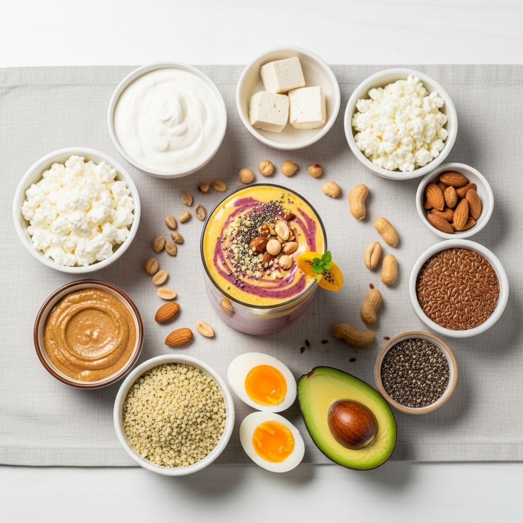 Discover tasty, natural ingredients for upgrading your smoothie’s protein—no powder necessary.