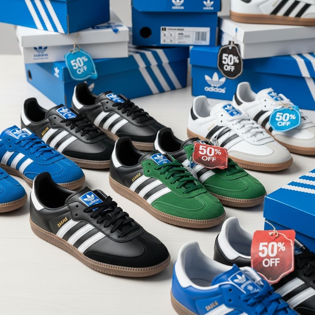 Uncover the top Adidas Sambas Amazon Prime Day discounts, styling tips, size guides, and the celebrity-approved sneaker’s must-shop colorways.