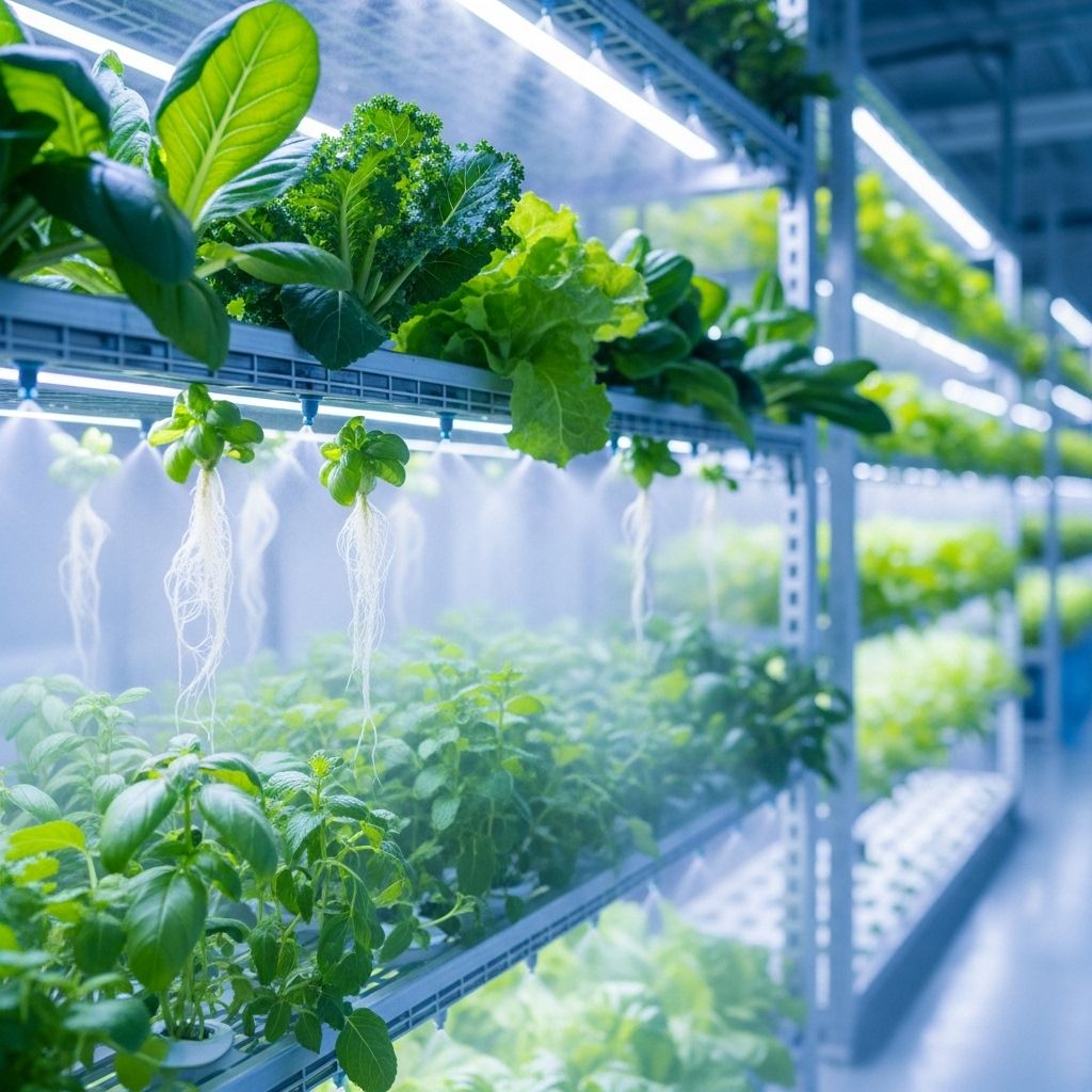 Aeroponics: A Cutting-Edge Method for Sustainable Farming Revolutionizing food production with soilless, water-efficient, high-yield aeroponics for a greener future.