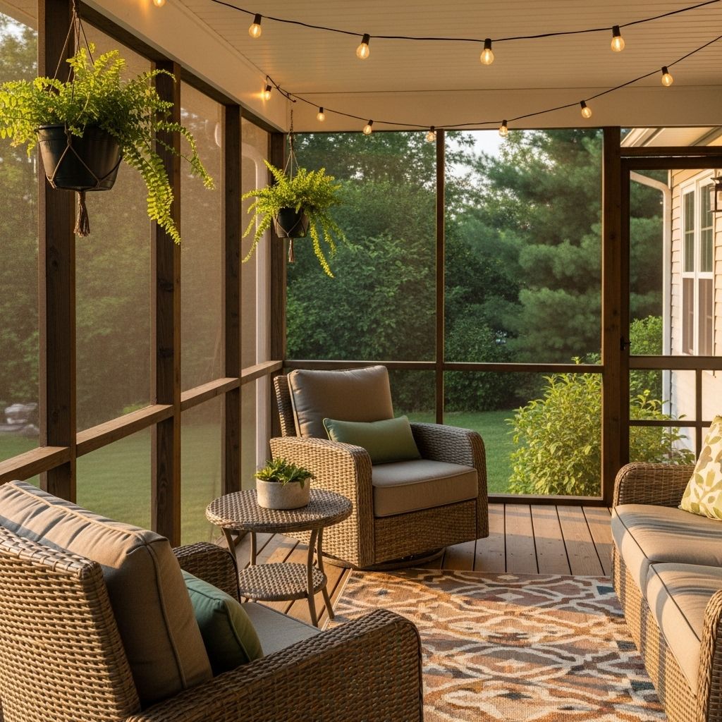 Affordable Screened Porch Ideas for Stylish Outdoor Living Create a cozy outdoor haven with simple decor tweaks and clever DIY solutions.