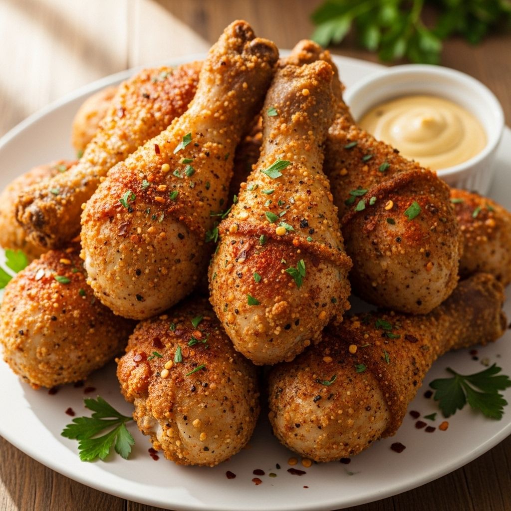 A barbecue-style seasoning and high-speed method guarantee juicy meat and easy cleanup.