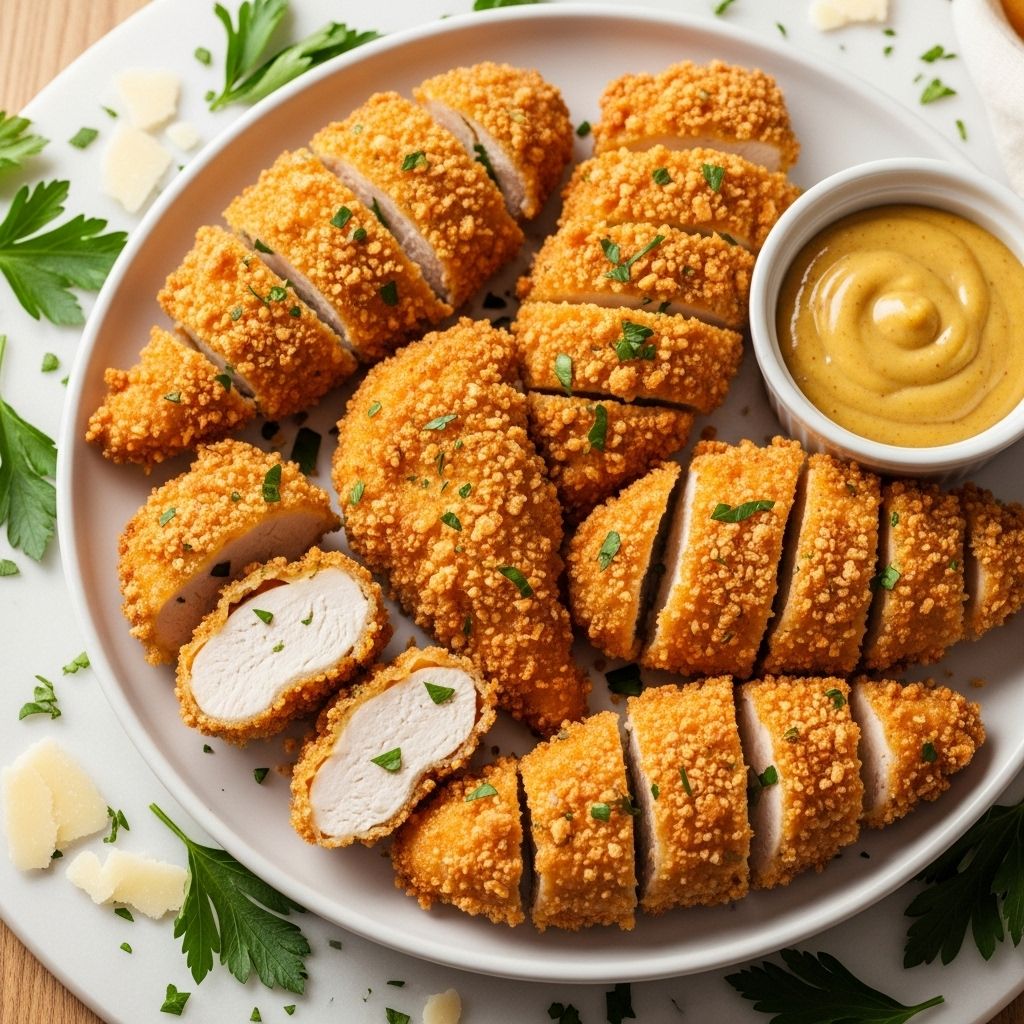 Discover a hassle-free method for golden-brown strips and a variety of dipping sauces.