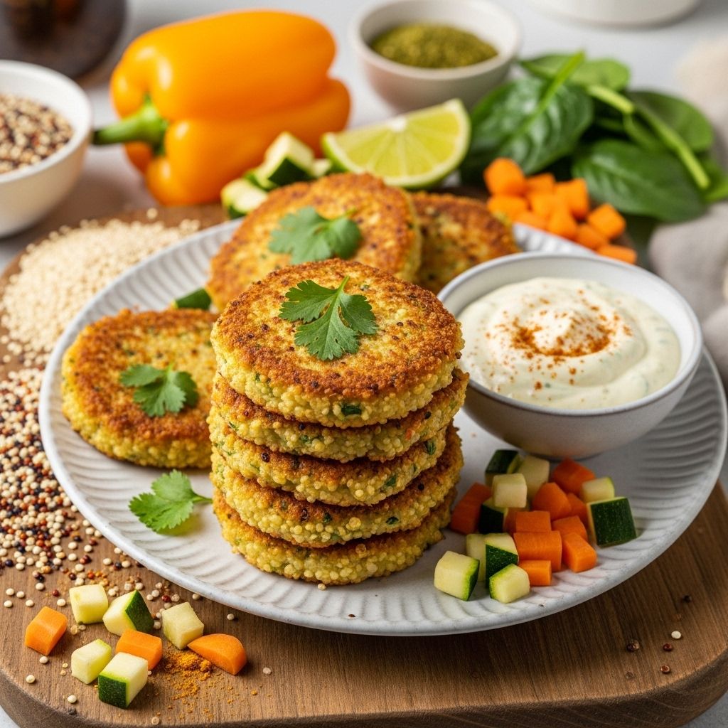 Discover the step-by-step guide, nutrition, and insider tips to perfecting healthy, crispy quinoa veggie fritters in your air fryer.