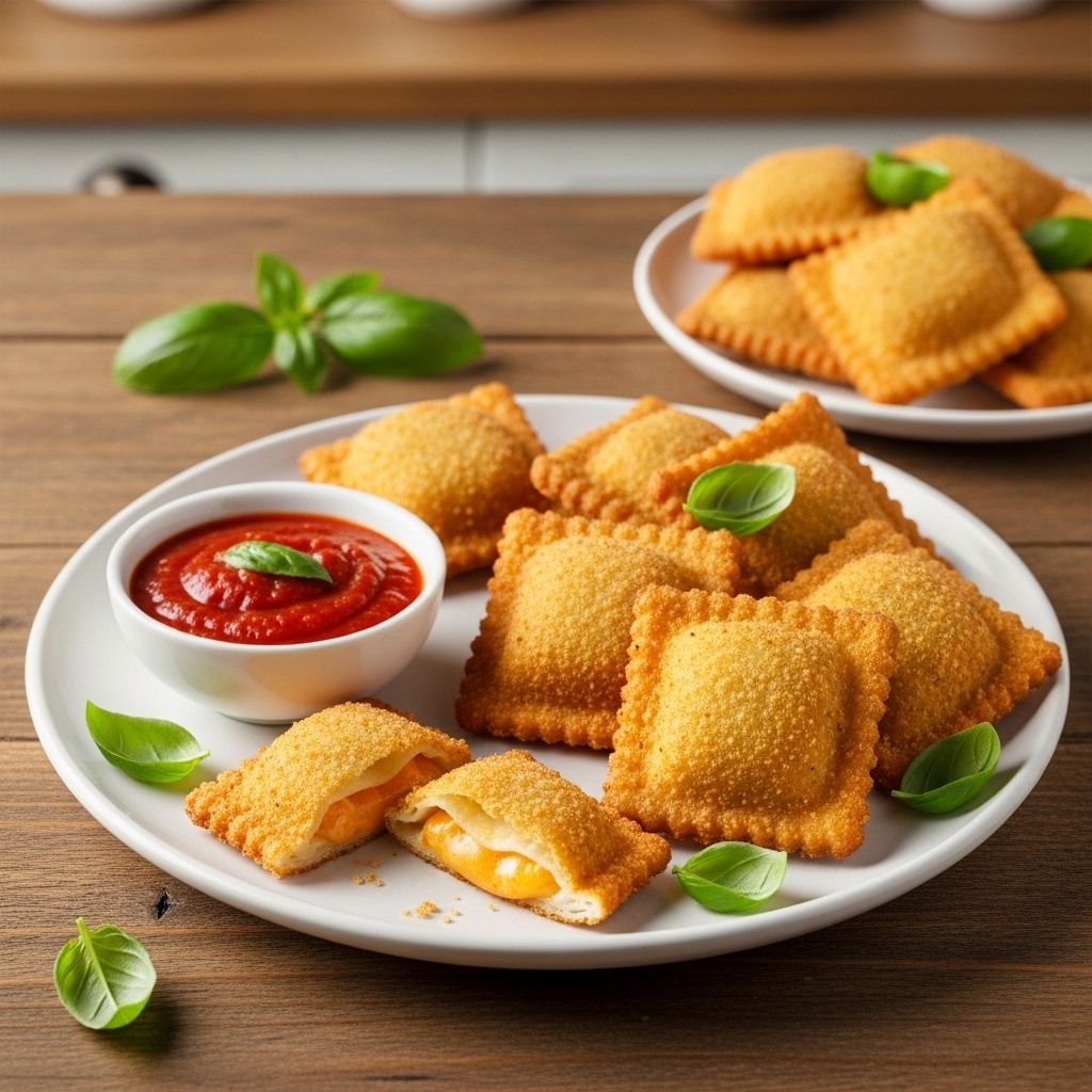 A lighter riff on a party snack, delivering golden exteriors and melty centers.