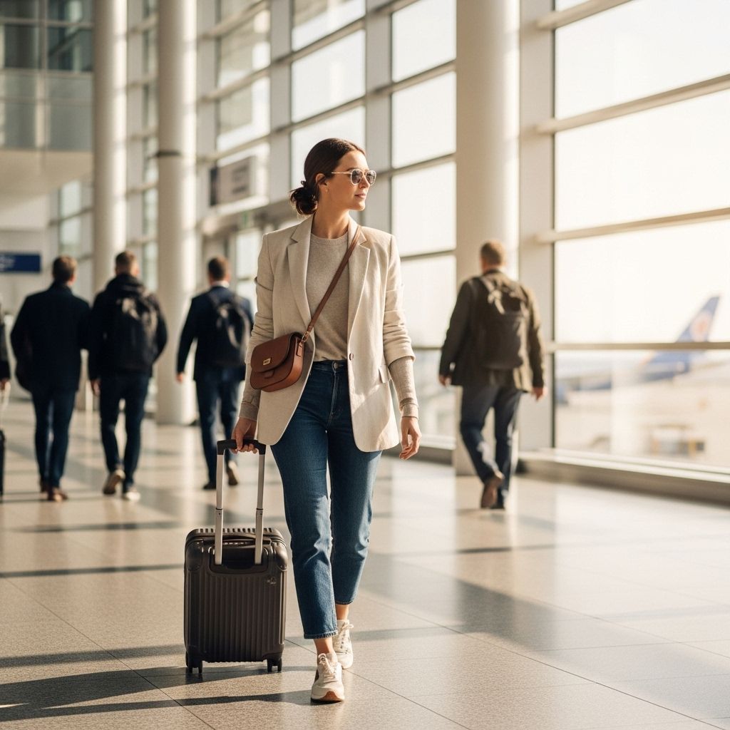 17 Airport Outfit Ideas for Jet-Setting in Style and Comfort Arrive in style—but stay comfortable—on every flight using these chic, practical airport outfit ideas inspired by top fashion trends.