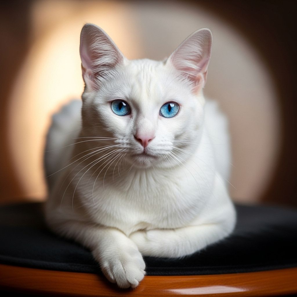 Uncover the distinctive genetics, traits, and health needs of true albino cats versus white-coated felines in this comprehensive guide.