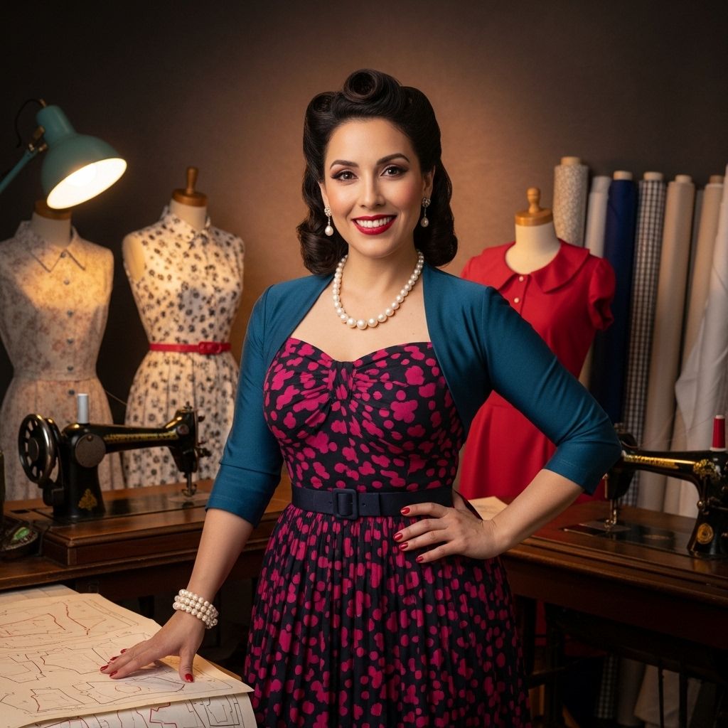 Retro glamour, modern ambition—how Alicia Estrada turned vintage dreams and grit into global fashion power.