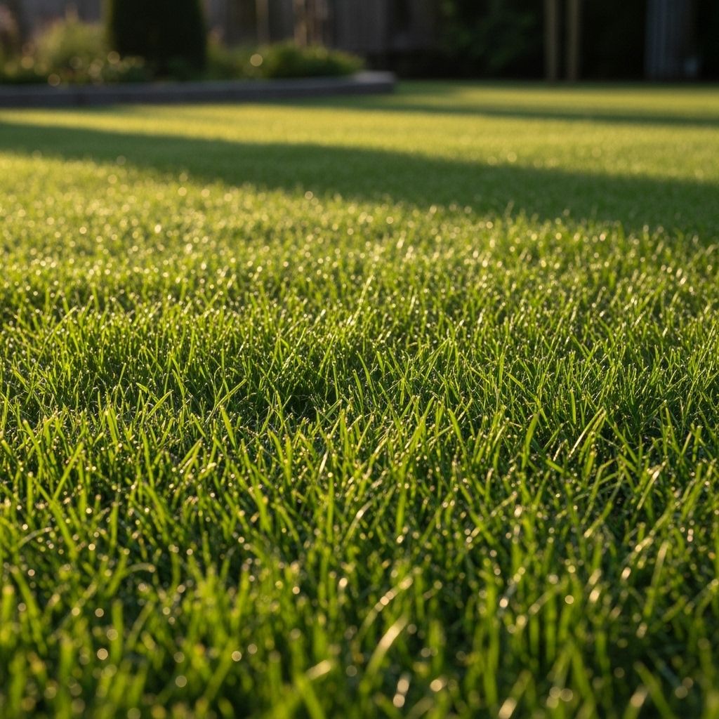A heat-tolerant turf that stays green through summer with minimal watering and upkeep.