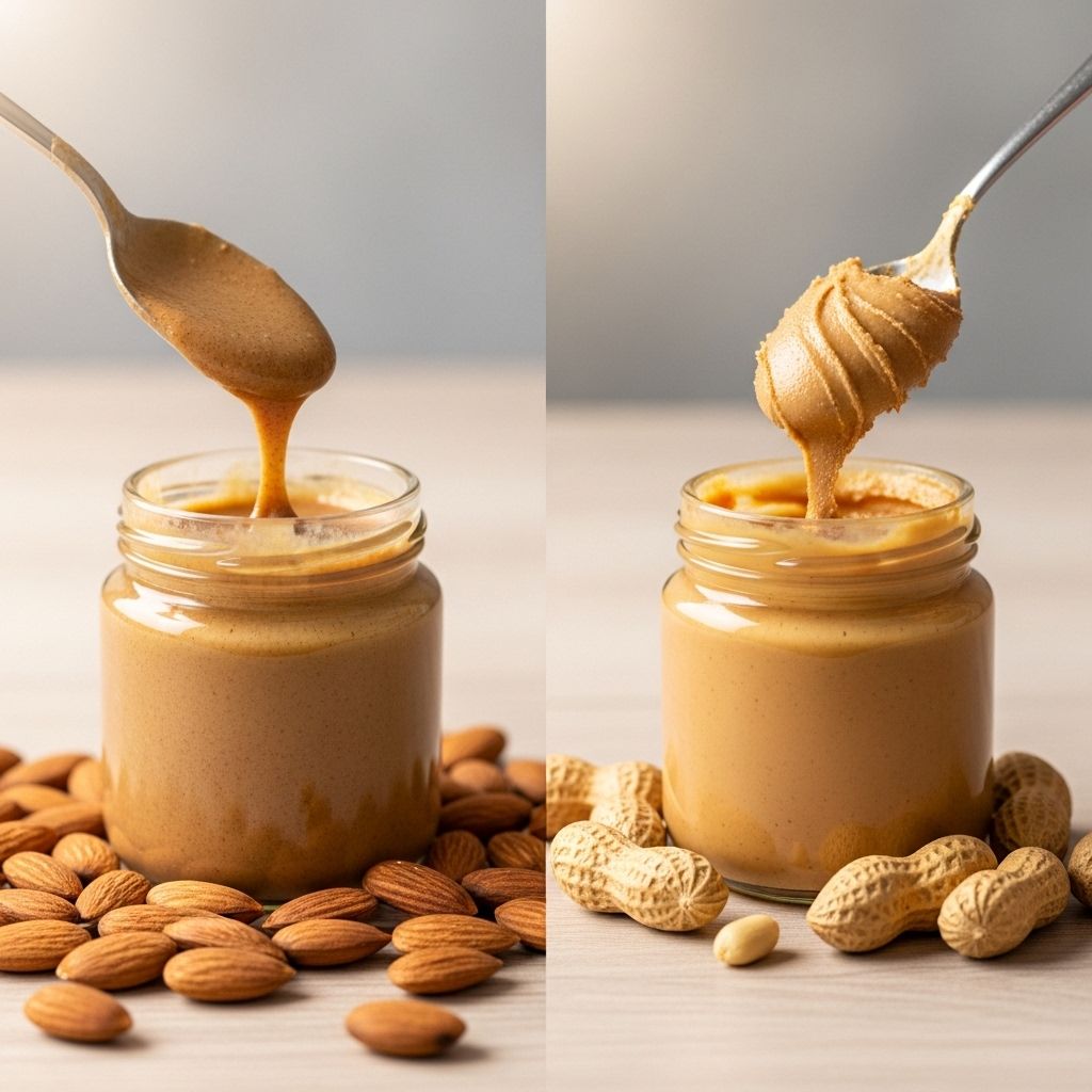 A comprehensive comparison of almond butter and peanut butter, evaluating nutrition, health benefits, taste, and what to consider before choosing.