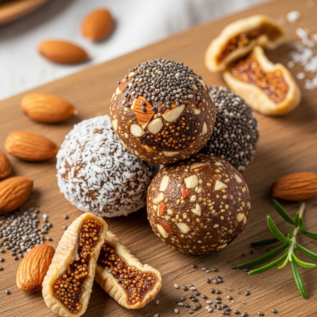Discover how to make tasty almond-fig energy balls packed with fiber, protein, and wholesome ingredients for a healthy snack you’ll love.