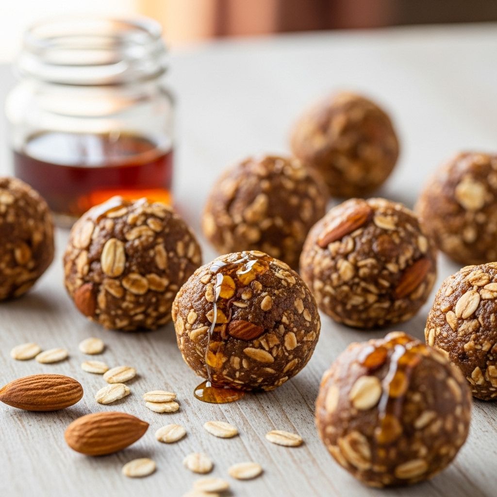 Delicious, easy, and nutritious—try these no-bake almond maple energy bites packed with chocolate and chia for anytime snacking.