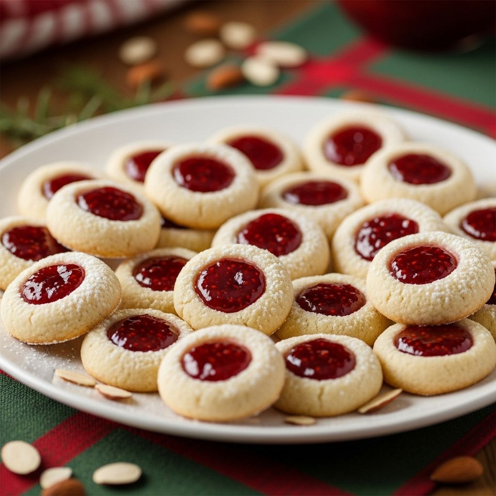 Staged chilling locks in tender dough and vibrant jam centers for perfect festive treats.